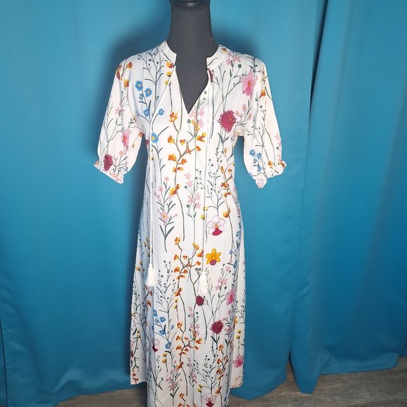 Casual Dress Bohemiam Print Size Small - Picture 1 of 3